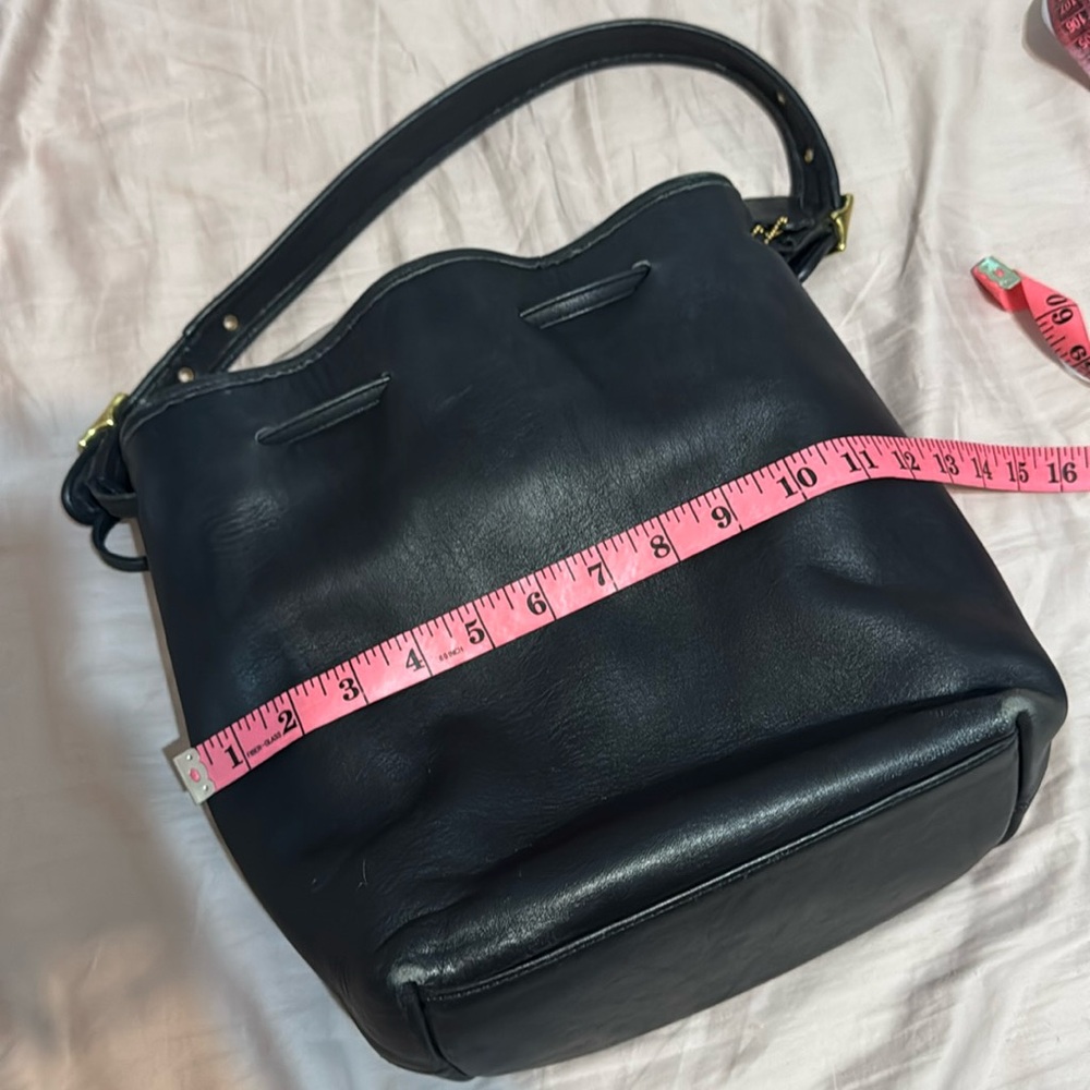 Coach Vintage legacy black leather bucket bag 9165 - Picture 13 of 17